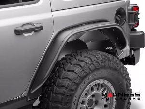 Jeep Wrangler JL Fender Flare - Rear - Rugged Ridge - Tube Jeep Wrangler JL Fender Flare - Rear - Rugged Ridge - Tube